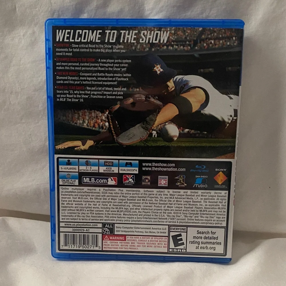 PS4 MLB The Show 16 (BIN 5)